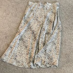 Banana silk skirt